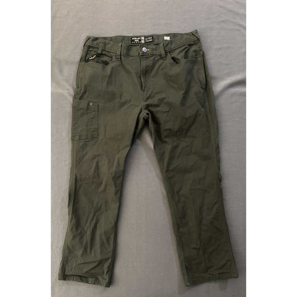 Ariat Rebar M4 Relaxed Straight 5 Pocket Pants 38x30 Mens Work Pants